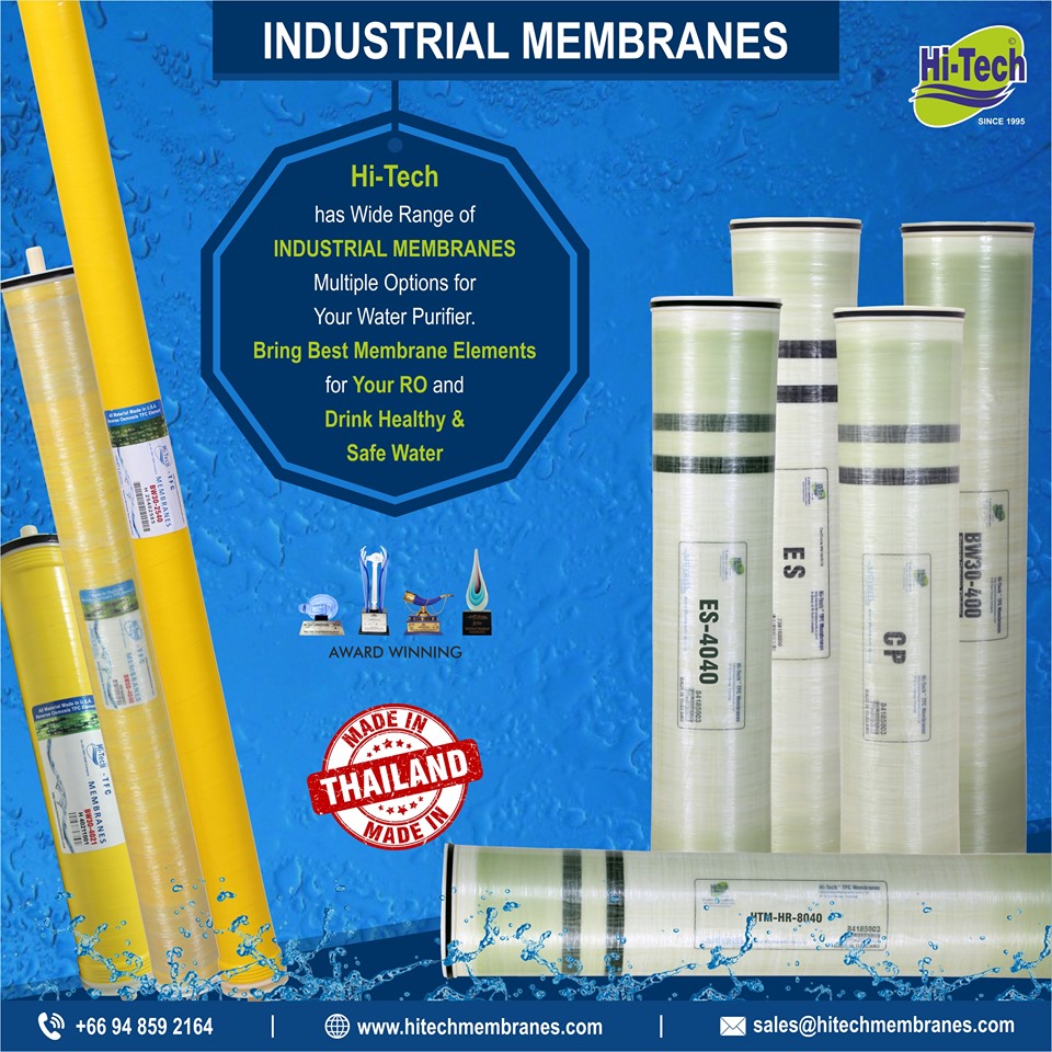 Hi-Tech wide range of industrial membranes