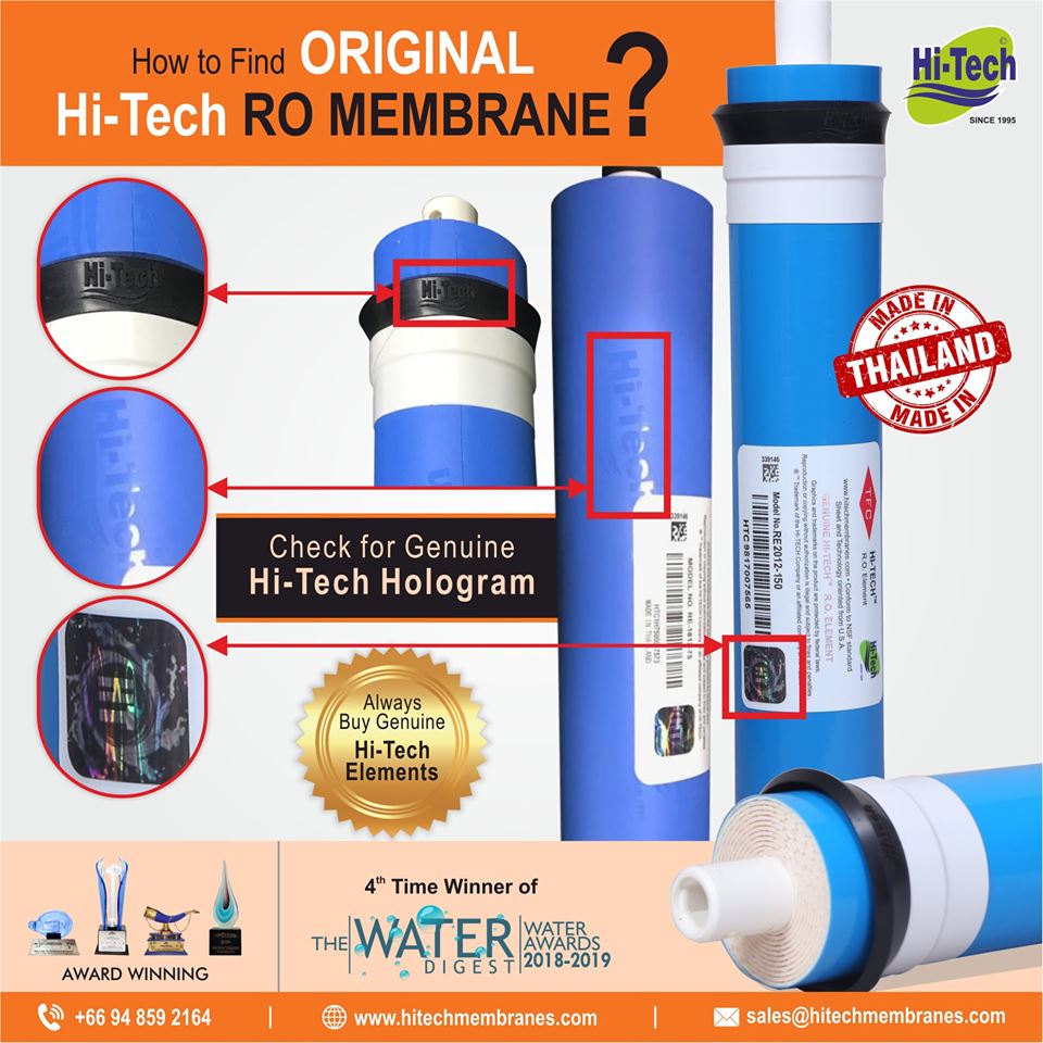 Orignal Hi-Tech RO Membranes Elements