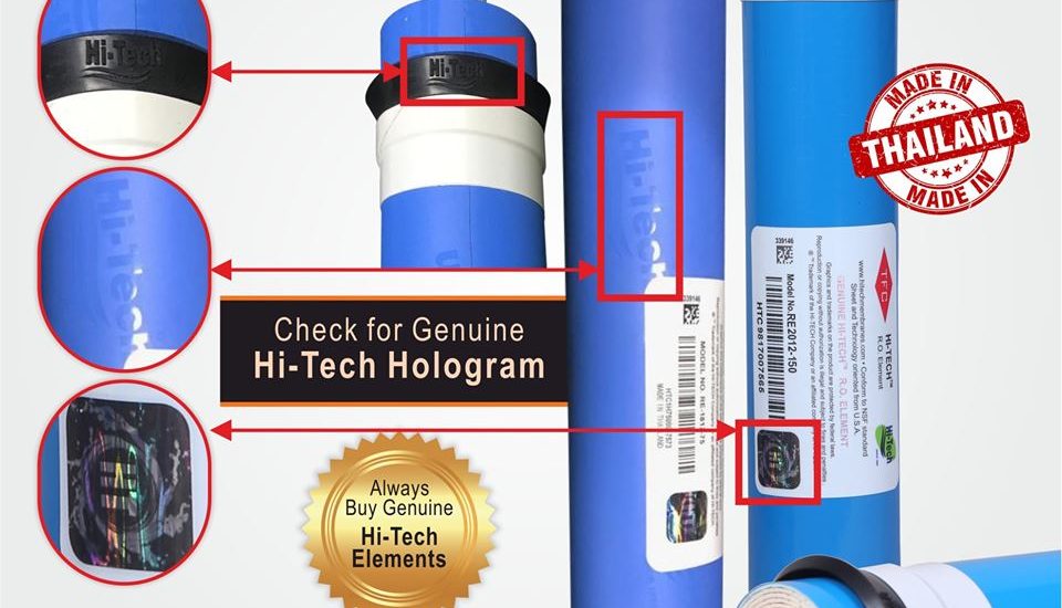 Orignal Hi-Tech RO Membranes Elements